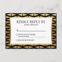 Hochzeit | Moderne geometrische Formen aus Gold un