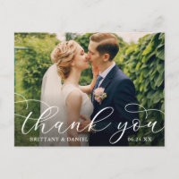 Hochzeit Moderne Kalligrafie Couple Foto Vielen Da