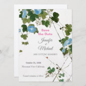 Hochzeit Moderne Minimalistische Schlichte Kalligr Save The Date (Vorne/Hinten)