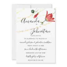 Hochzeit Moderne weiße Flora Ivy Gold