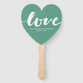 Hochzeit moderner Liebe Fächer (Rückseite)