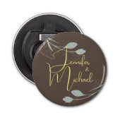 Hochzeit Moderner Minimalistischer Schlichter Kall Flaschenöffner (Vorderseite)