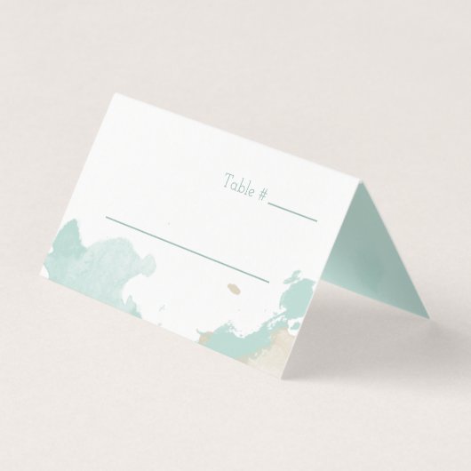 Hochzeit moderner Wasserfarben (Vorderseite)