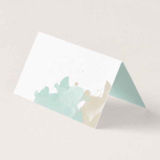 Hochzeit moderner Wasserfarben (Rückseite)