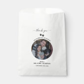 Hochzeit Modernes Foto Ehepaar Dog My Humans Geschenktütchen (Vorderseite)