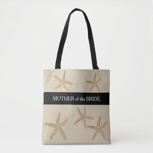Hochzeit Mutter der Braut Monogramm Name Tasche (Vorderseite)