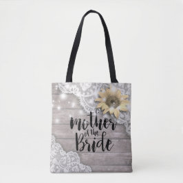 Hochzeit Mutter der Bride Lace Sonnenblumenwald Tasche