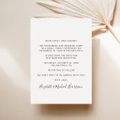 Hochzeit nach dem Party Foto Empfang Save the Date Ankündigung