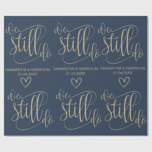 Hochzeit Nautical Gevor Classic Wir tun es noch Geschenkpapier