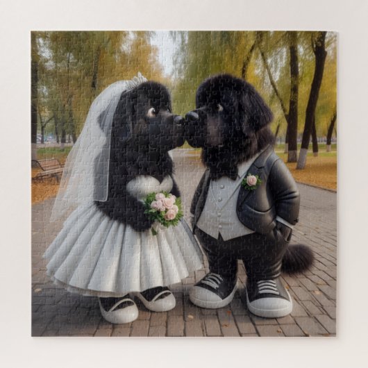 Hochzeit Newfs Puzzle (Vertikal)