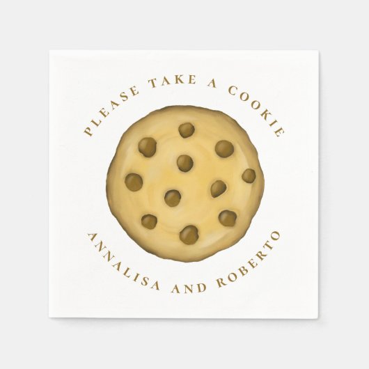 Hochzeit Niedliche Whimsical Bitte nehmen Sie ein  Serviette (Vorderseite)