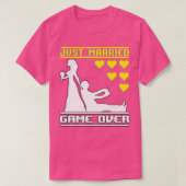 Hochzeit nur verheiratet Spiel über T-Shirt (Design vorne)