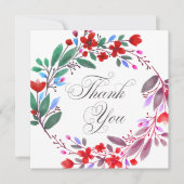 Hochzeit oder Dusche Vielen Dank Karten (Vorderseite)