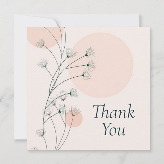 Hochzeit oder Dusche Vielen Dank Karten (Vorderseite)