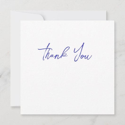 Hochzeit oder Dusche Vielen Dank Karten (Rückseite)