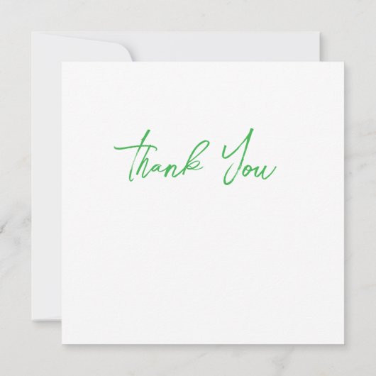 Hochzeit oder Dusche Vielen Dank Karten (Rückseite)