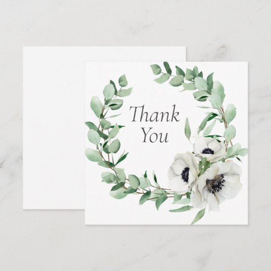 Hochzeit oder Dusche Vielen Dank Karten (Vorne/Hinten)