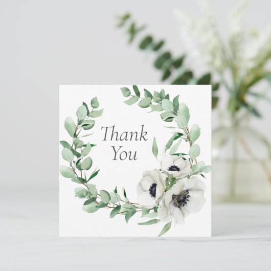 Hochzeit oder Dusche Vielen Dank Karten (Stehend Vorderseite)