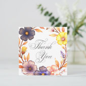 Hochzeit oder Dusche Vielen Dank Karten (Stehend Vorderseite)