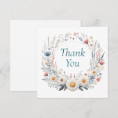 Hochzeit oder Dusche Vielen Dank Karten (Vorne/Hinten)