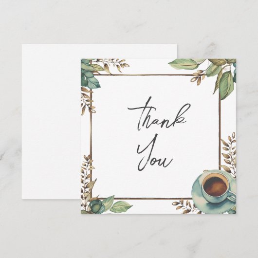 Hochzeit oder Dusche Vielen Dank Karten (Vorne/Hinten)