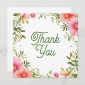 Hochzeit oder Dusche Vielen Dank Karten (Vorne/Hinten)