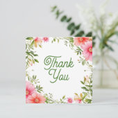 Hochzeit oder Dusche Vielen Dank Karten (Stehend Vorderseite)