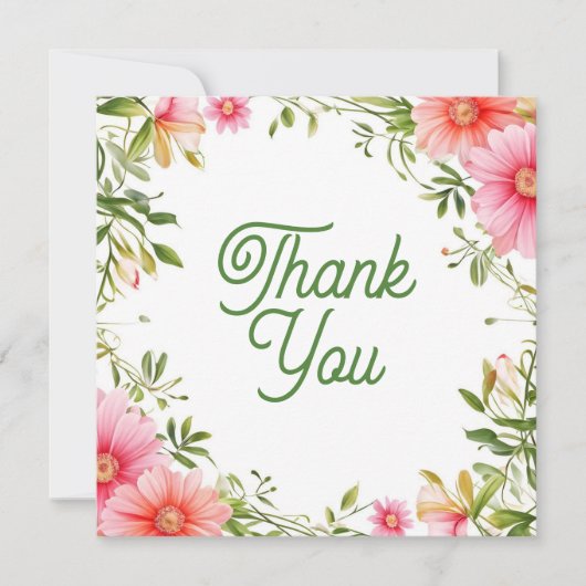 Hochzeit oder Dusche Vielen Dank Karten (Vorderseite)