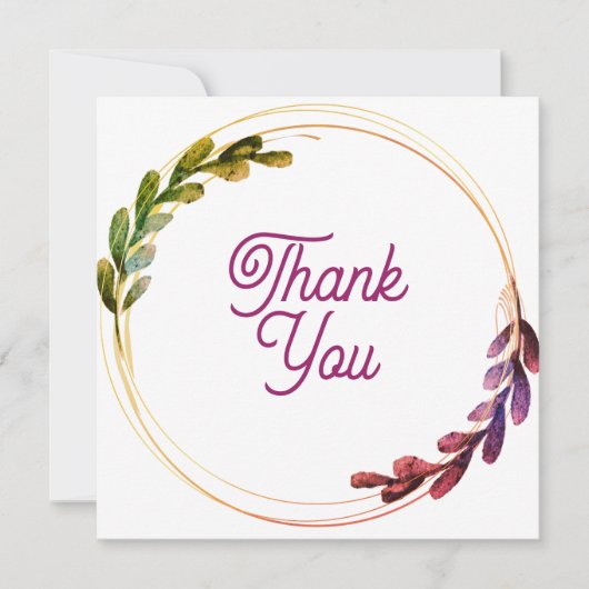 Hochzeit oder Dusche Vielen Dank Karten (Vorderseite)