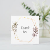 Hochzeit oder Dusche Vielen Dank Karten (Stehend Vorderseite)