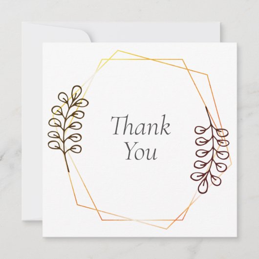 Hochzeit oder Dusche Vielen Dank Karten (Vorderseite)