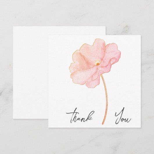 Hochzeit oder Dusche Vielen Dank Karten (Vorne/Hinten)