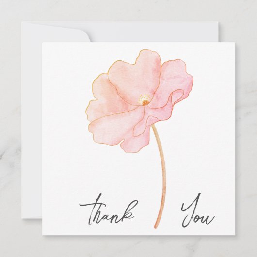 Hochzeit oder Dusche Vielen Dank Karten (Vorderseite)