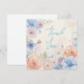 Hochzeit oder Dusche Vielen Dank Karten (Vorne/Hinten)