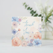 Hochzeit oder Dusche Vielen Dank Karten (Stehend Vorderseite)