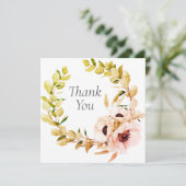 Hochzeit oder Dusche Vielen Dank Karten (Stehend Vorderseite)