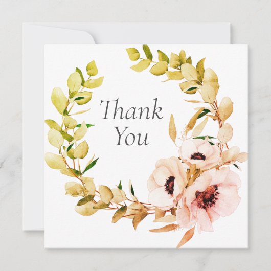 Hochzeit oder Dusche Vielen Dank Karten (Vorderseite)