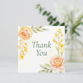 Hochzeit oder Dusche Vielen Dank Karten (Stehend Vorderseite)