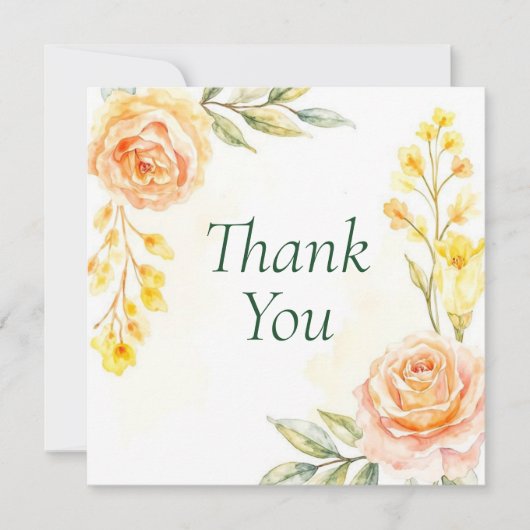 Hochzeit oder Dusche Vielen Dank Karten (Vorderseite)