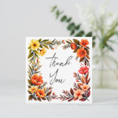 Hochzeit oder Dusche Vielen Dank Karten (Stehend Vorderseite)