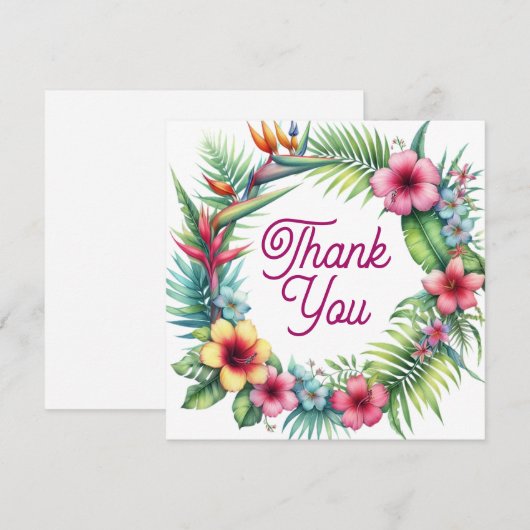 Hochzeit oder Dusche Vielen Dank Karten (Vorne/Hinten)