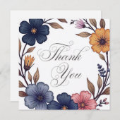 Hochzeit oder Dusche Vielen Dank Karten (Vorne/Hinten)