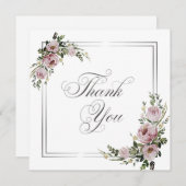 Hochzeit oder Dusche Vielen Dank Karten (Vorne/Hinten)