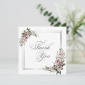 Hochzeit oder Dusche Vielen Dank Karten (Stehend Vorderseite)