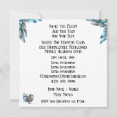 Hochzeit oder irgendein Besondere Anlass Einladung (Rückseite)