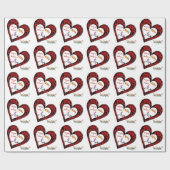 Hochzeit oder Jahrestag Geschenkpapier (Flach)