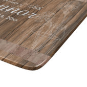 Hochzeit oder Jubiläum Barn Wood Mason Jar Schneidebrett (Ecke)