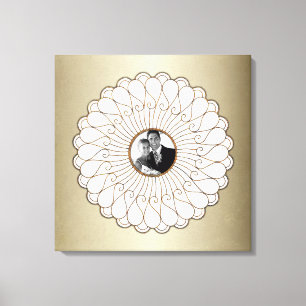 Hochzeit oder Jubiläum Foto Personalisiert Leinwanddruck