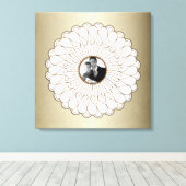 Hochzeit oder Jubiläum Foto Personalisiert Leinwanddruck (Insitu (Holzboden))