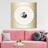 Hochzeit oder Jubiläum Foto Personalisiert Leinwanddruck (Insitu (Wohnzimmer))